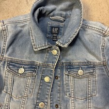 Gap Kids Girl's Icon Denim Trucker Jacket Lrge