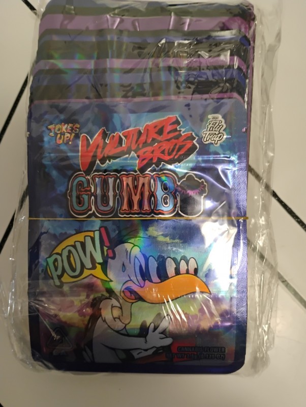 100 Pkgs Mylar 3.5x5 Holographic Storage Bags Sealed 💕
