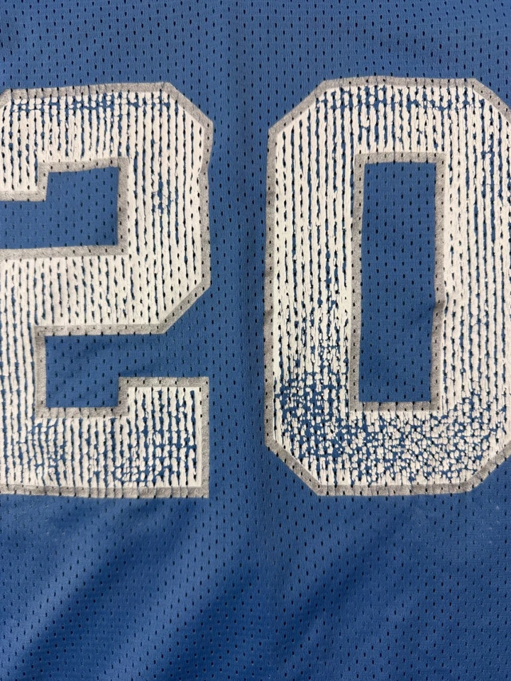 Camiseta de colección 1995 Detroit Lions Barry Sanders #20 talla juvenil XL, iniciador Foto 3 de 4