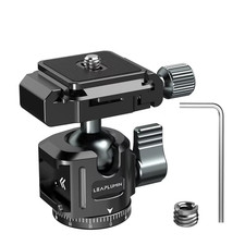 Quick Release Aluminum Tripod Ball Head W Arca Swiss Cold Shoe Camera Mount for