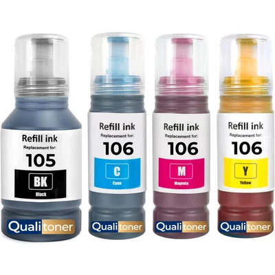 compatible pour Epson 105 106 pack 4 haute capacité - Photo 1/4