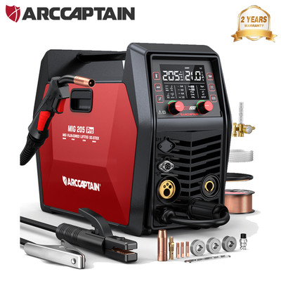 2026 ARCCAPTAIN 205A MIG MAG Schweißgerät 6 in 1 avec contrôle App iControl 230V