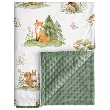 Fleece Baby Blankets for Girls Boys, Infant Toddler Blanket