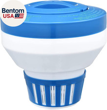Floating Chlorine Dispenser, Pool Spa Chlorine/Bromine Floater,7" Large Capacity
