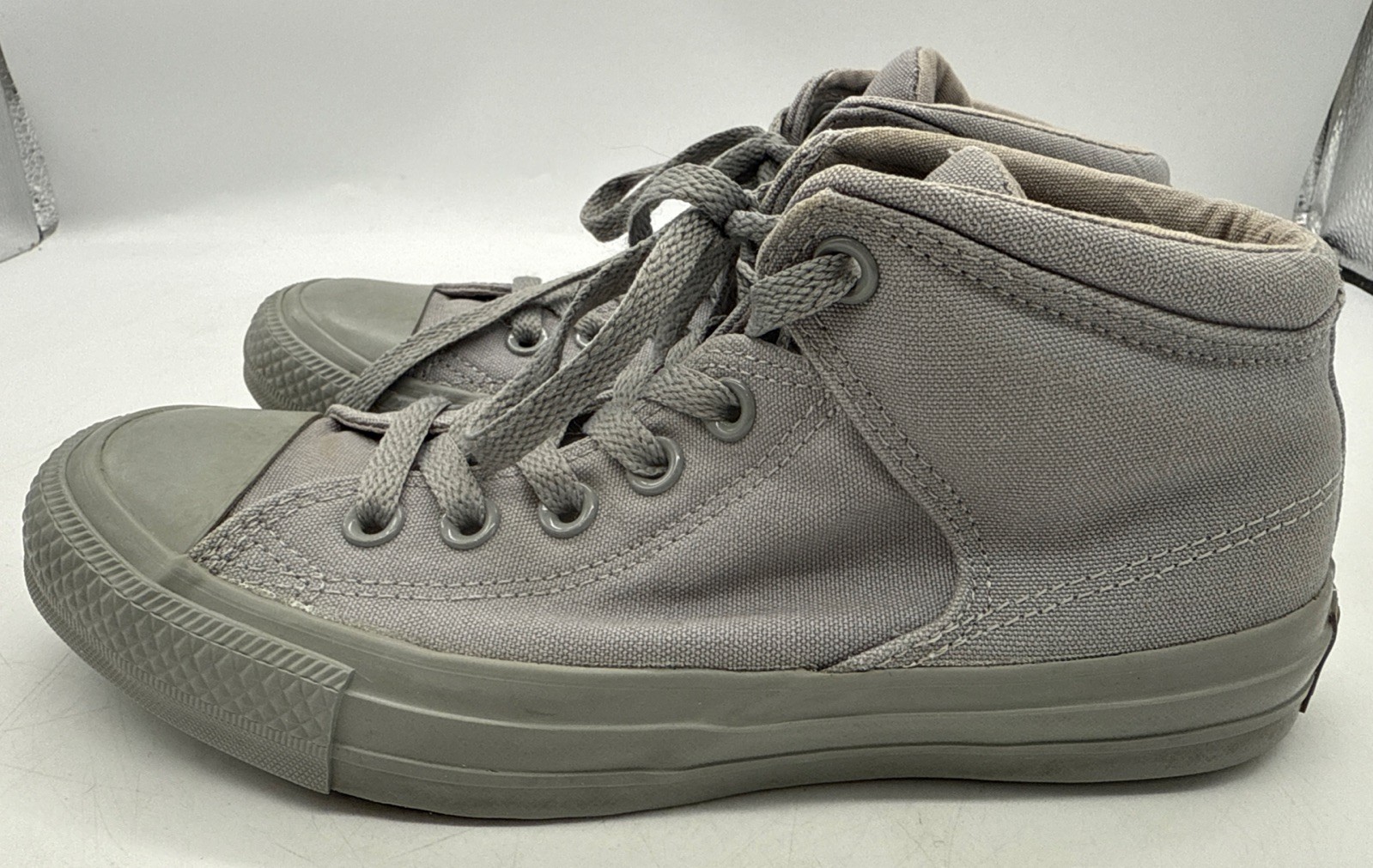 Converse All Star Womens Size 6.5 Gray High Top Sneakers
