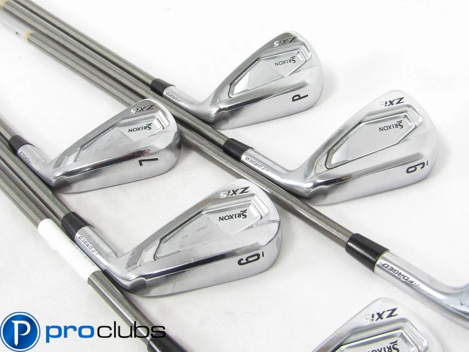 SRIXON ZXi5 IRONS 5-PW AEROTECH STEELFIBER FC 90 REGULAR FLEX #457030 - Image 3 of 4