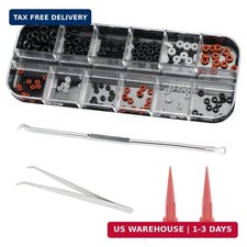144pcs Rubber O Ring Assortment Kits 12 Sizes Made of Nitrile Rubber NBR Replace
