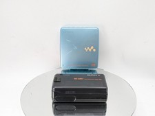 Sony MZ-EH50 Blue MiniDisc Player   Tested Working   Battery  Charger Included