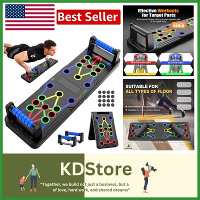 15 in 1 Push-Up Board: Perfect Home Workout Equipment for Total Body Strength