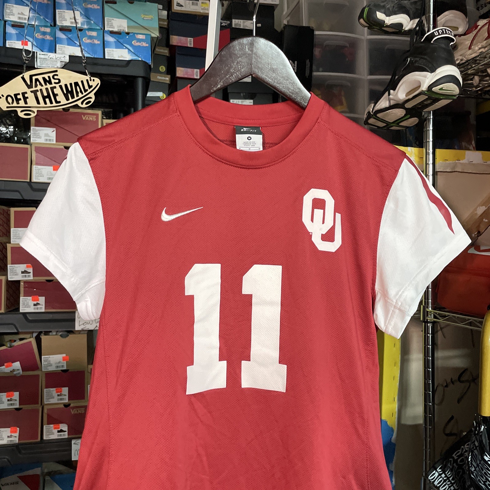 FILA Maglia Oklahoma Sooners Game Worn canottaggio sport acquatici #11 Oklahoma Sports OU