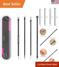 Blackhead Remover Pimple Popper Tool Kit 4 Pcs Acne Comedone Zit Blackhead Extra