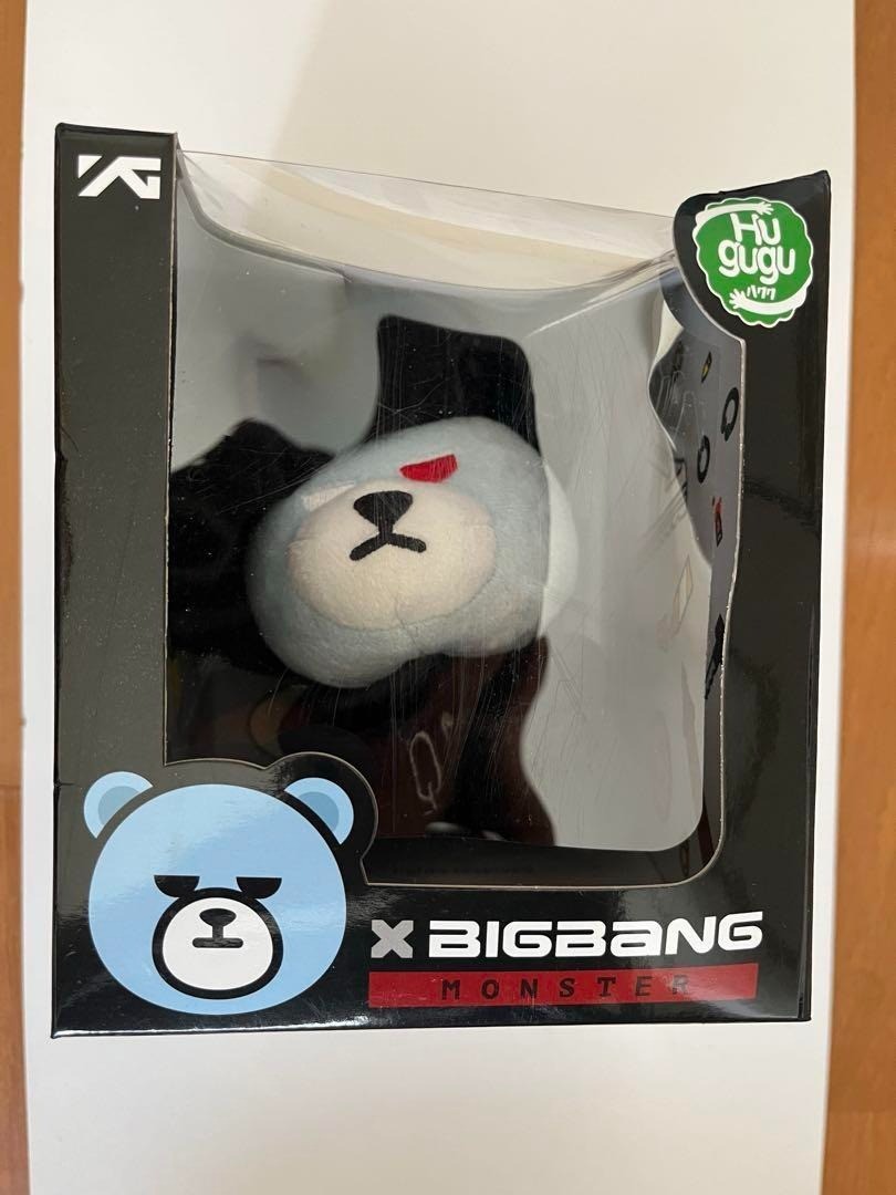 BIGBANG×KRUNK 　D-LITE Hugugu KRUNK BIGBANG MONSTER Official YG Bear TOP ver Hugugu Plush Doll K