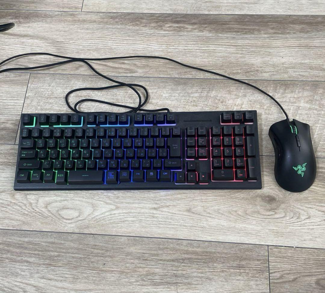 Razer RZ01-0201 Mouse & G109 Wired Gaming Keyboard Japanese Layout Combo