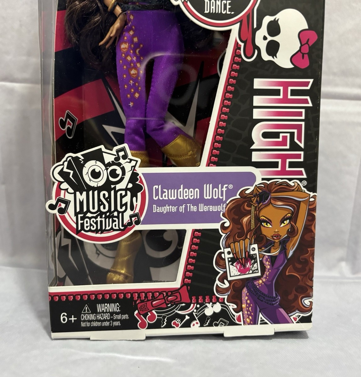 Monster High Music Festival Clawdeen Wolf Daughter Werewolf Doll