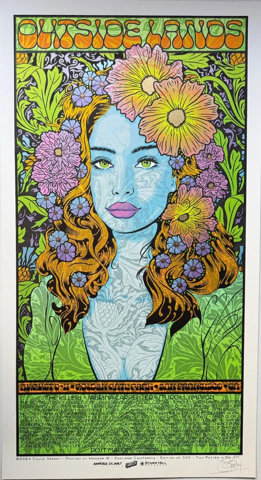 Chuck Sperry - Outside Lands, 2024 The Killers Post Malone Sabrina Carpenter Foto 2 de 4
