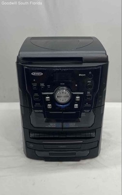 JENSEN JMC-1250 Bluetooth 3-Speed Stereo Turntable Music System Not Tested