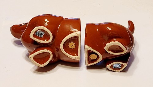 Shaker sale pepe cane bassotto marrone Enesco vintage etichette originali - Foto 5 di 6