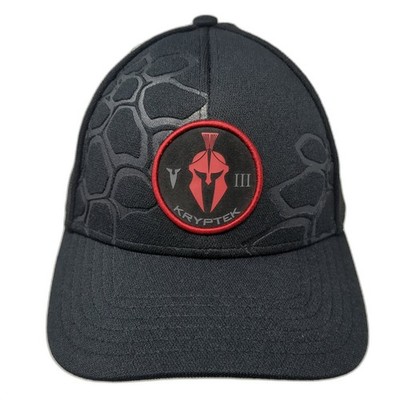 Kryptek III Patch Snapback Trucker Hat Black One Size Outdoor Cap