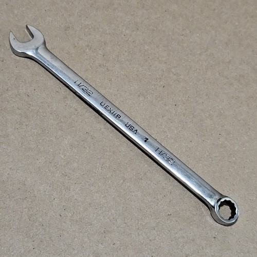 Snap On Tools USA OEX11B 12pt 11/32" Flank Drive Combination Wrench Used Good - Picture 2 of 2