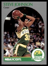 Steve Johnson SP 1990-91 Hoops #278 Seattle Supersonics 28704 Basketball Card