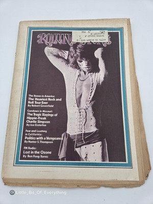 Rolling Stone Magazine Issue #112 (July, 1972) - Mick Jagger / McGovern