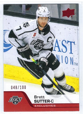 2020-21 Upper Deck AHL #64 Brett Sutter Exclusives 048/100
