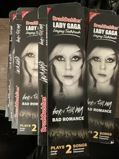 Lady Gaga Brush Buddies Singing Toothbrush Born This Way/Bad Romance
