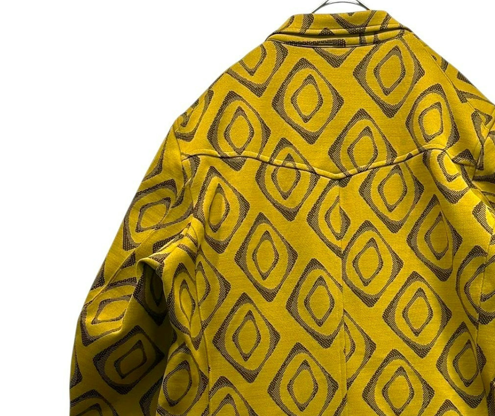 NEEDLES Tailored Jacket Polyester Geometric Jacqu… - image 10