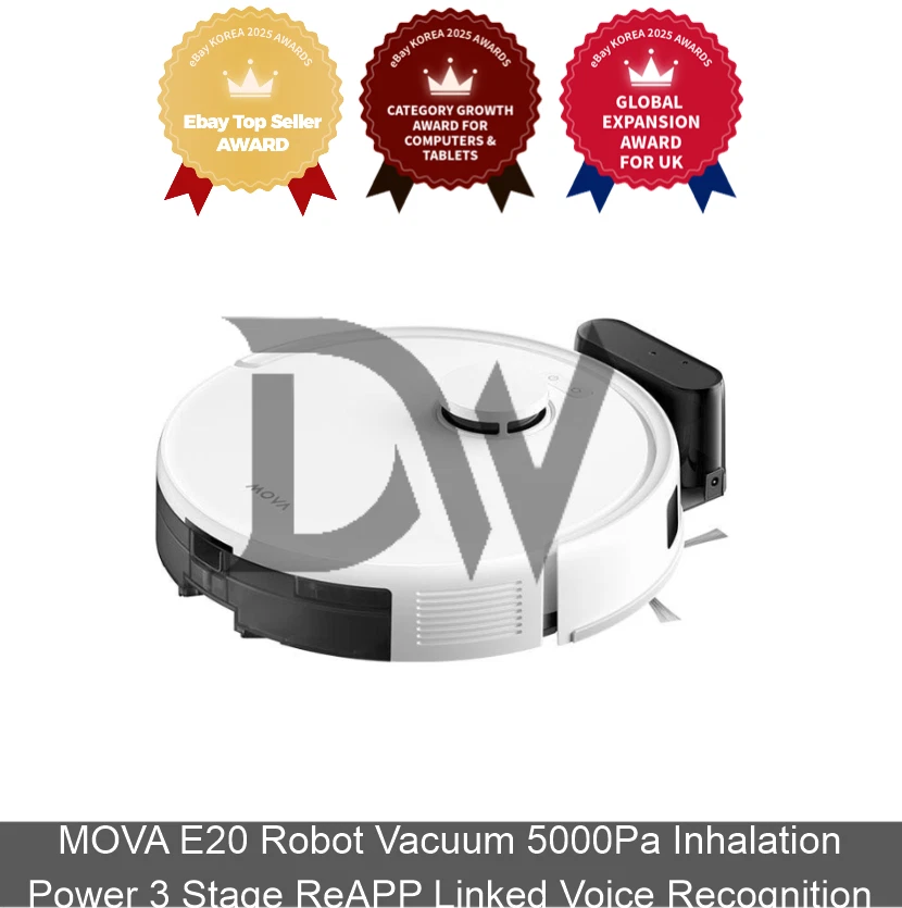 MOVA E20 Robot Vacuum 5000Pa Inhalation Power 3 Stage ReAPP Linked Voice Recogni
Opens in a new wind