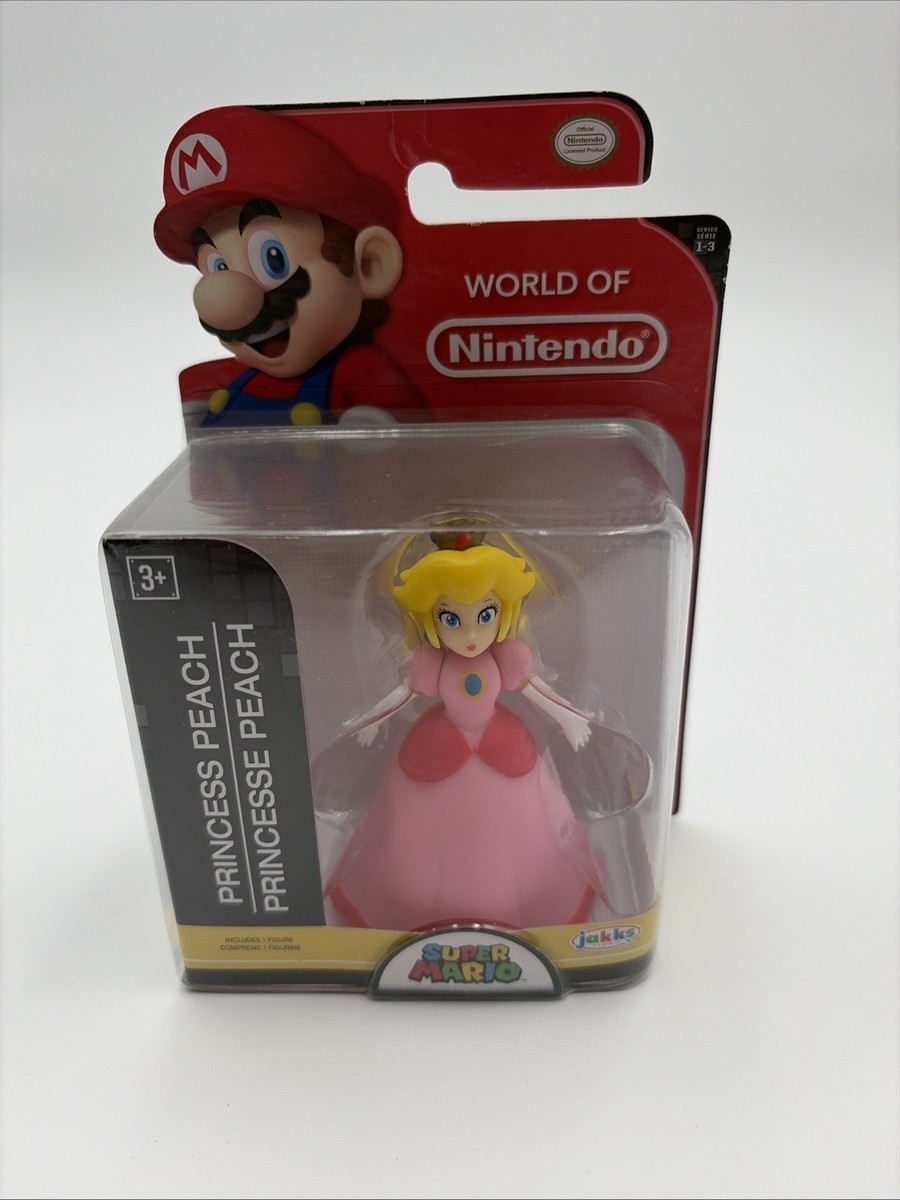 JAKKS World Of Nintendo Princess Peach NEW-SUPER MARIO SERIES | eBay