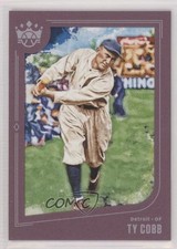 2019 Diamond Kings Image Variation Plum Framed Ty Cobb (Mid-Swing) #26 HOF 0t2