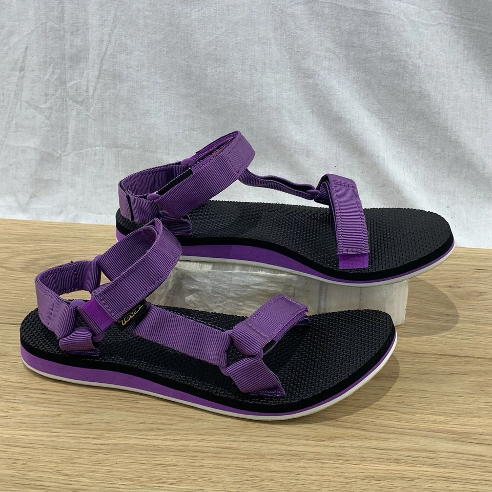 Sandalias Teva Original Correa Tanga Púrpura Mujer Talla 9 Foto 2 de 4