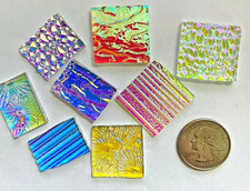 Clear 90 COE Dichroic Mix 1 Ounce Glass Assortment - Nice 