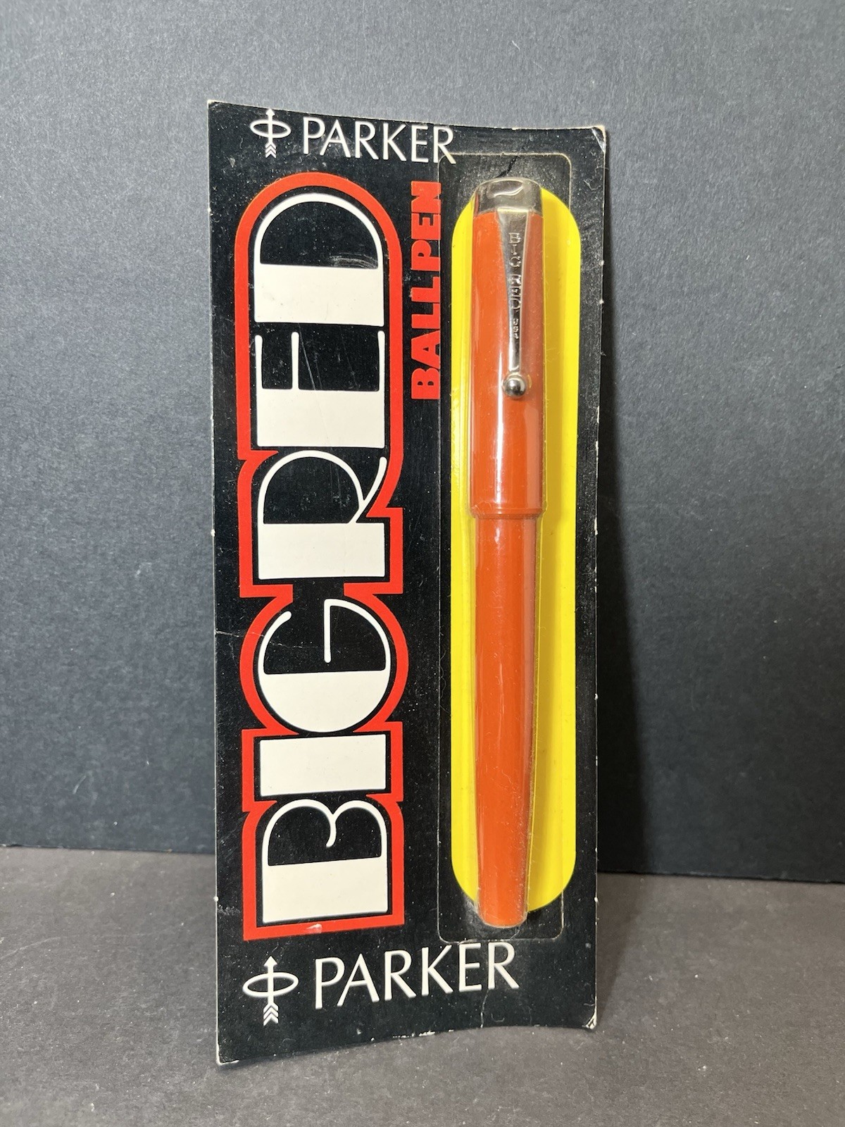 Vintage Parker Big Red Ball Pen - Sealed - Orange