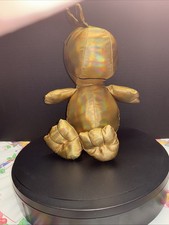 NWT Peanuts 75th Anniversary Metallic Gold WOODSTOCK 12" Plush FREE SHIP