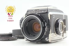 Late [Near MINT] Zenza Bronica S2 S2A Film Camera Nikkor-P 75mm F2.8 Lens JAPAN