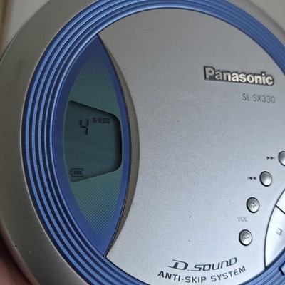 Panasonic SL-SX330 Blue Portable CD Player Anti-skip System