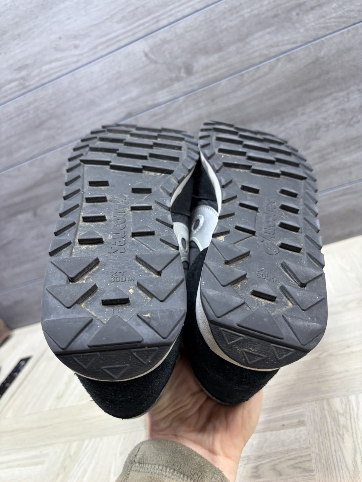 Saucony Jazz Original Black Silver Running Shoes Sneakers 2044-1 Men's Size 10.5 thumbnail 19