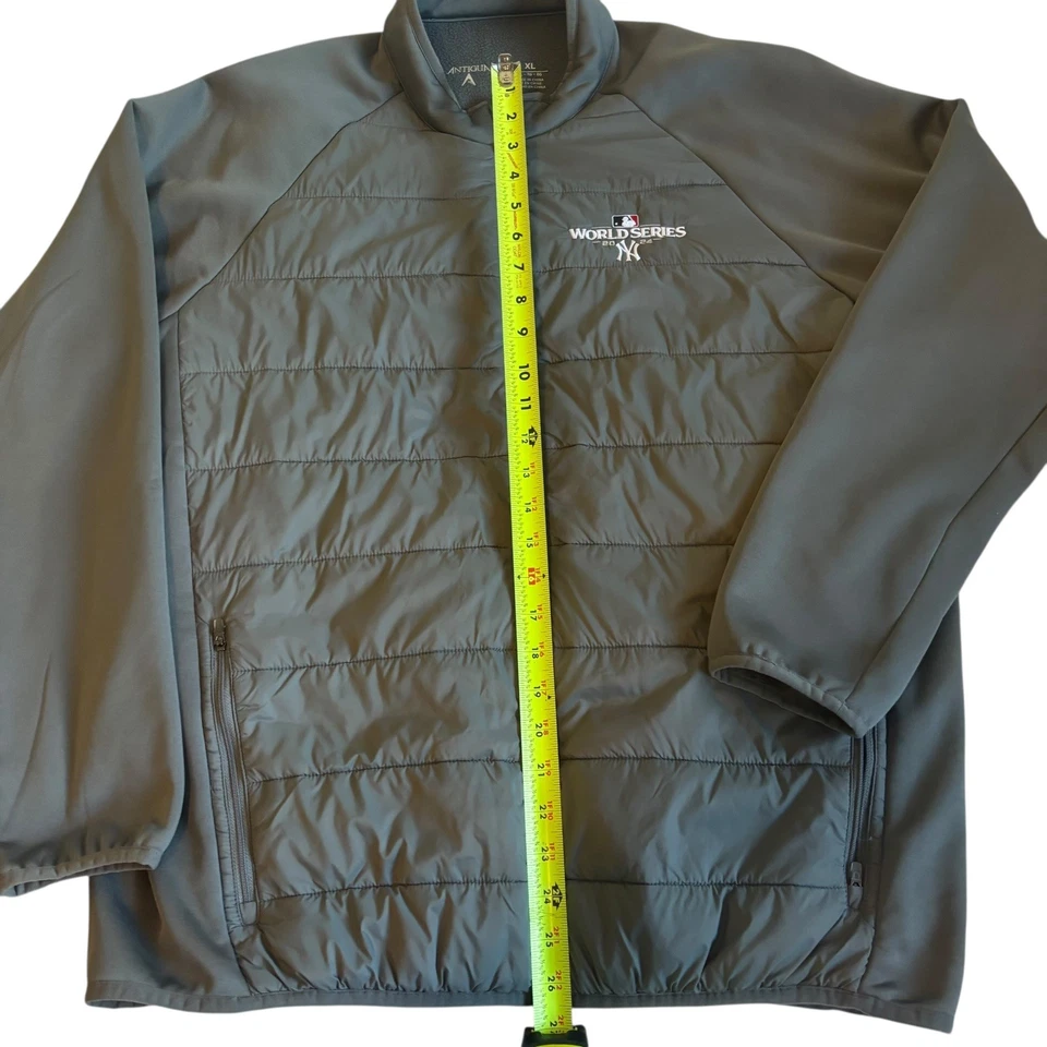 男式安提瓜洋基队 2024 世界系列海拔绗缝全拉链夹克尺寸 XL — 第 4/4 张图片