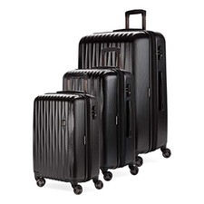 SwissGear 7272 Energie Hardside Expandable, 3 Piece Set (19/24/27) - Black/Black