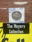 1945 Walking Liberty Silver Half Dollar AU