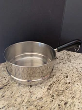 Revere Ware *Handled Double Boiler Insert 7" Fists 2 or 3 QT Pans  Nice