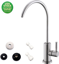 Drinking Water Faucet Stainless Steel 360 Degree Rotating Brushed Nickel