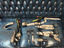 1996 - 2001 Classic Rover Mini MPI Seat Belts Gold Seatbelts Seatbelt Belt Stalk