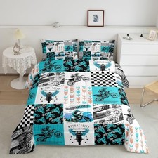 Kids Dirt Bike Comforter Size, Extreme Sports Comforter Set Twin Multi B11
