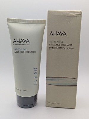 AHAVA Time to Clear Purifying Mud Facial Mask 3.4 fl.oz NIB