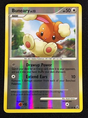 Pokemon Buneary 53/100 Reverse Foil (LP)