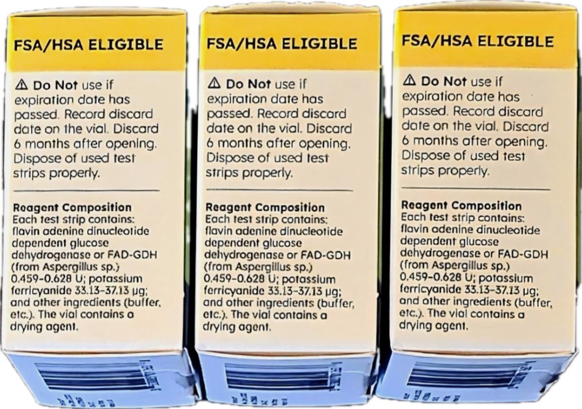 One Touch Ultra Plus Glucose Test Strips - 30 Strips X 3 - Expires 03/21/2026