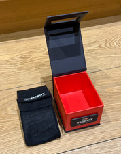 Genuine Original Tissot Watch Service Protective Box Travel Case Coffin + Pouch