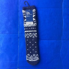 Old Navy New With Tags Blue And White Mens Cozy Socks One Size